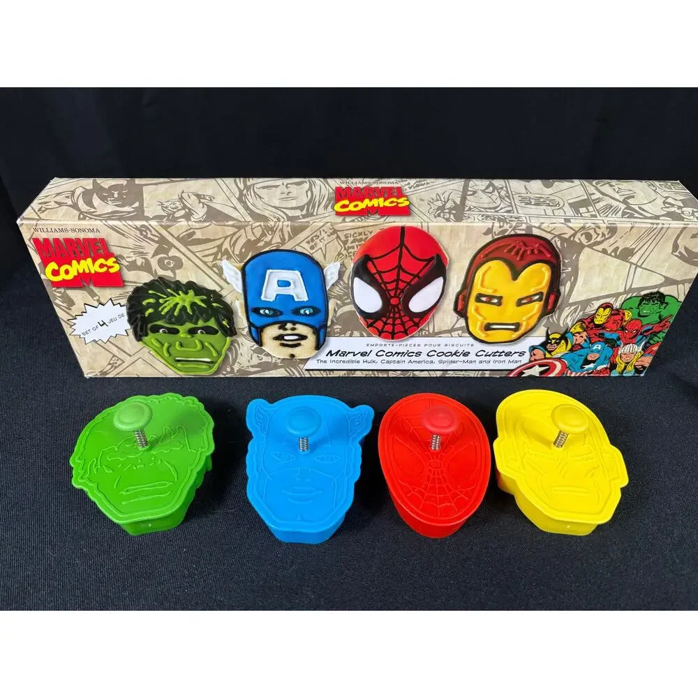 Williams-Sonoma Cookie Cutters, Star Wars and Marvel Comics Press and Stamp